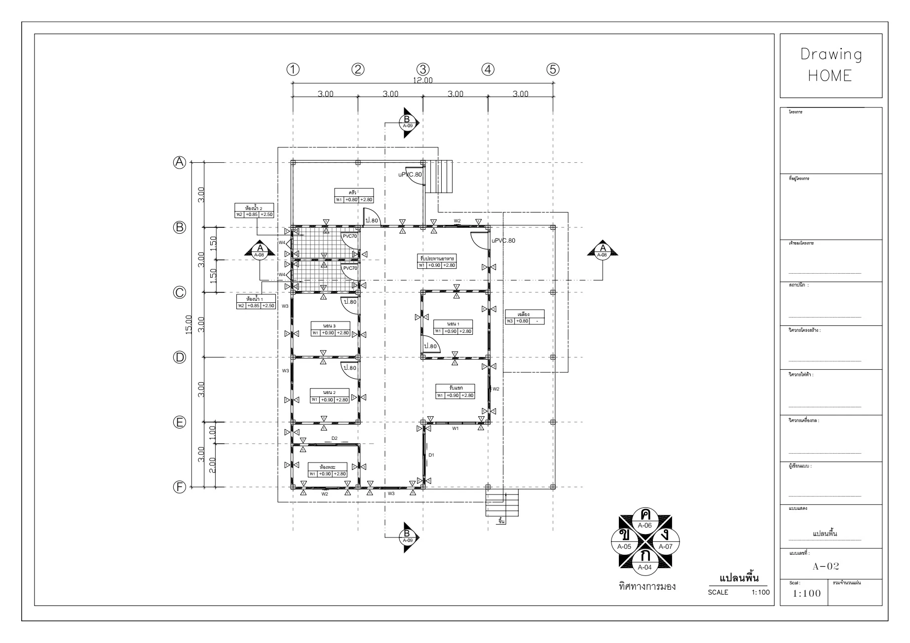 The Boltons พัทยาตะวันออก 的蓝图 1
