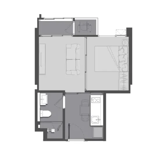 THE ADDRESS สยาม - ราชเทวี's plan image at 1