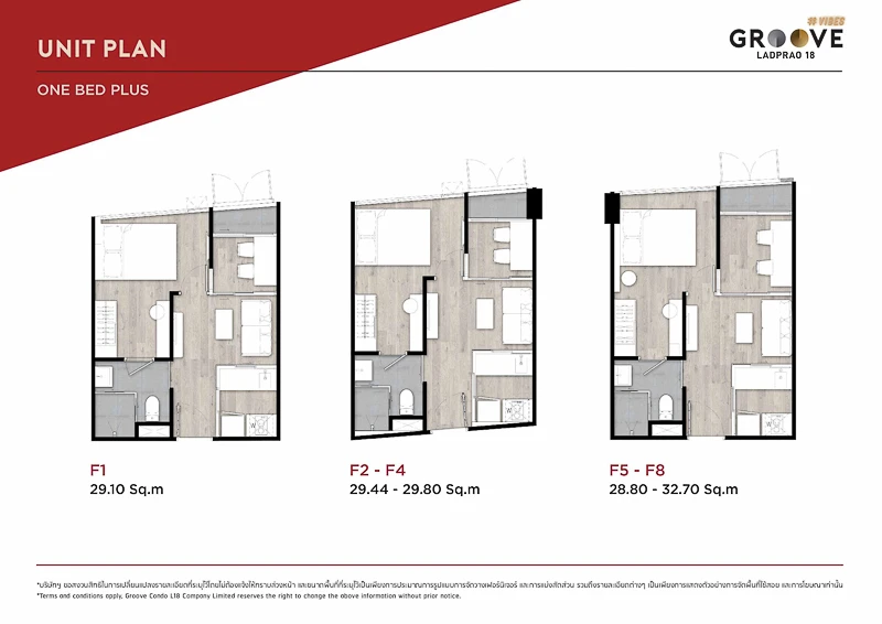 ภาพแปลนของ Groove Vibes ลาดพร้าว 18 รูปที่ 2