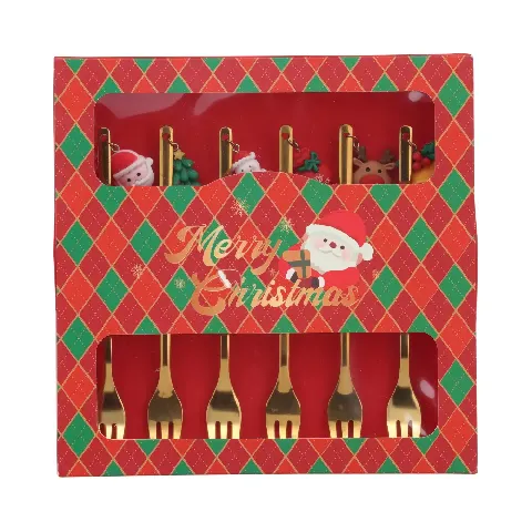 ชุดส้อมพร้อมที่ห้อย รุ่นเซล่า (6 ชิ้น/ชุด) - คละสี