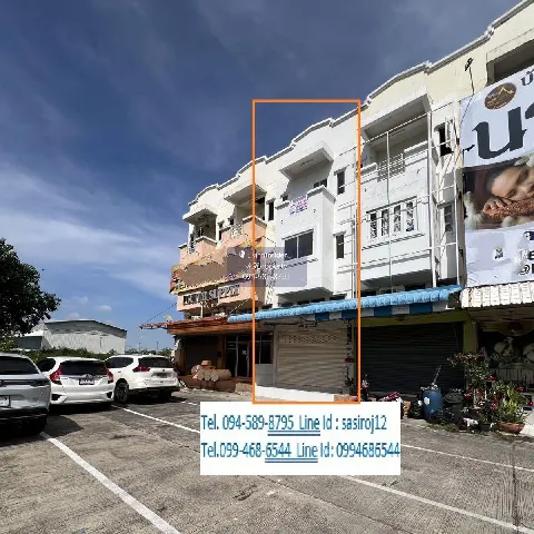 ให้เช่า อาคารพานิช หมู่บ้านกิตตินคร บางปู ท้ายบ้านใหม่ สมุทรปราการ