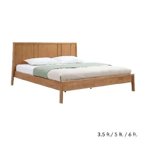 เตียงนอน รุ่นวาซาบิ - สีธรรมชาติ's gallery image at 1