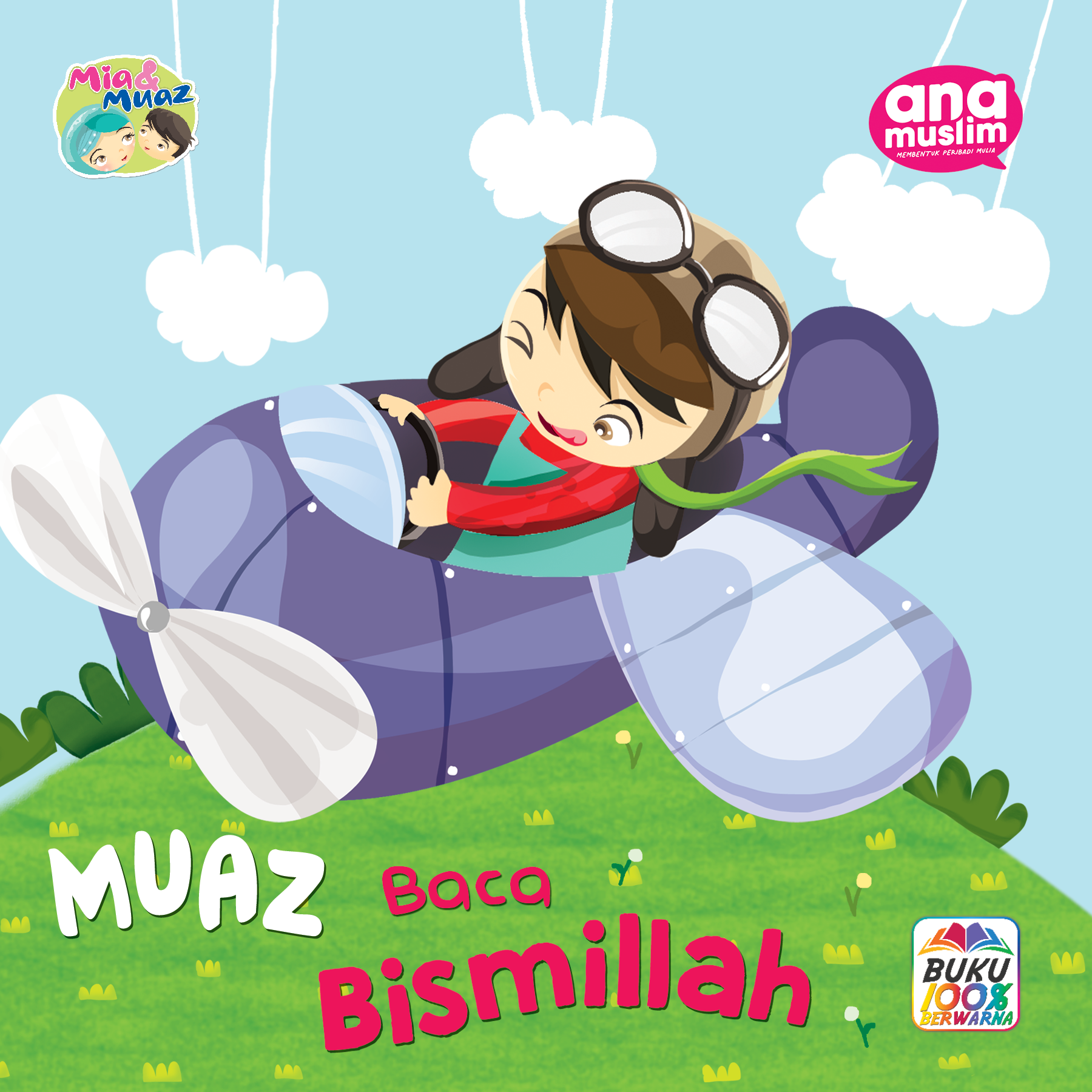 Cover Muaz baca bismillah 6x6