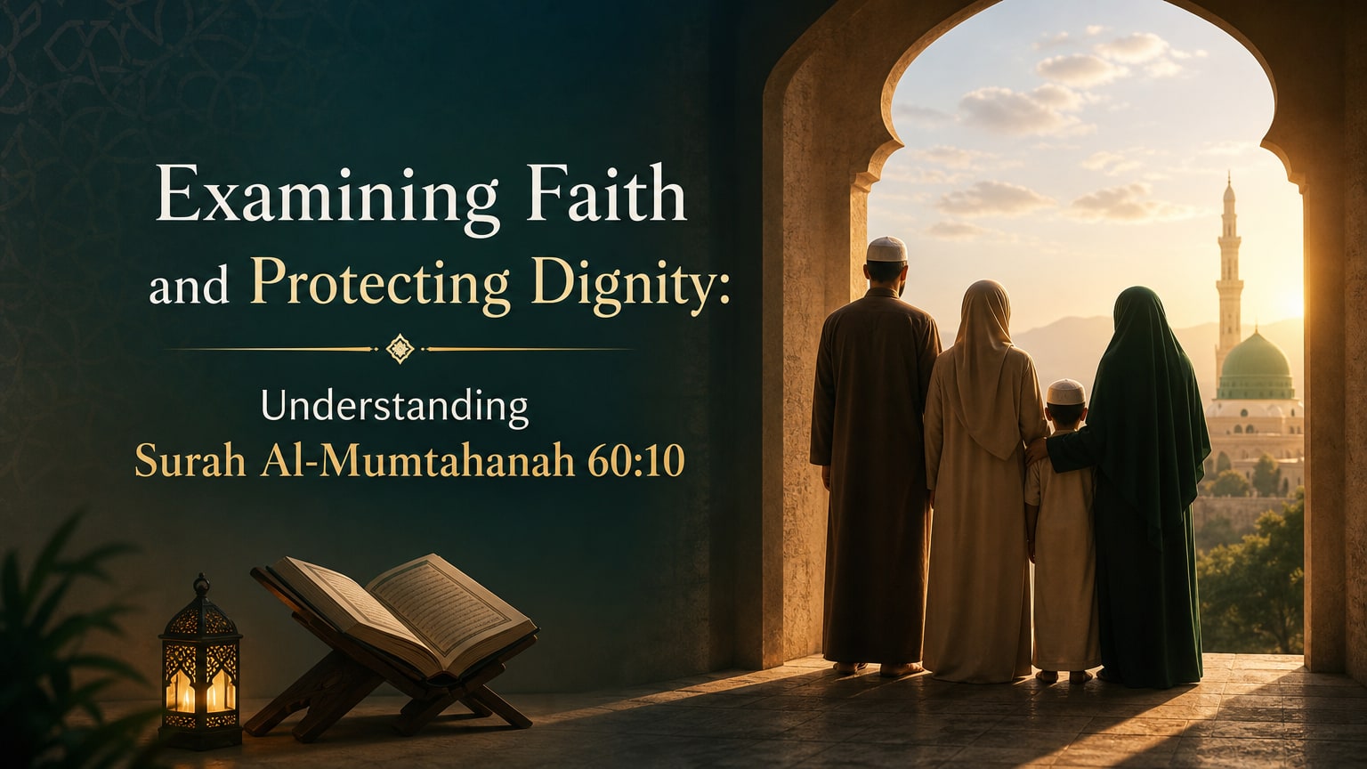 Examining Faith and Protecting Dignity: Understanding Surah Al-Mumtahanah 60:10