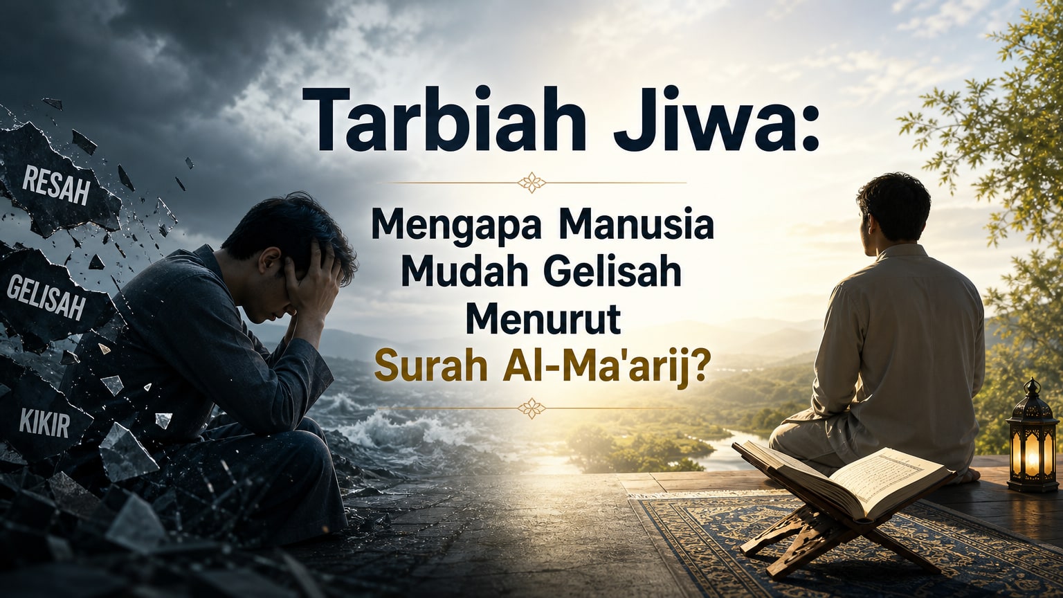 Tarbiah Jiwa: Mengapa Manusia Mudah Gelisah Menurut Surah Al-Ma'arij?