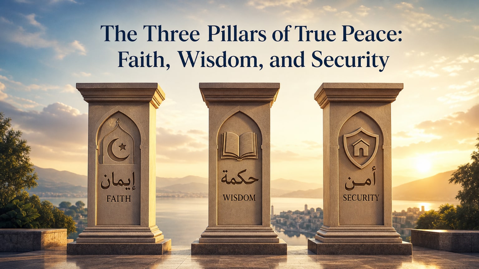 The Three Pillars of True Peace: Faith, Wisdom, and Security