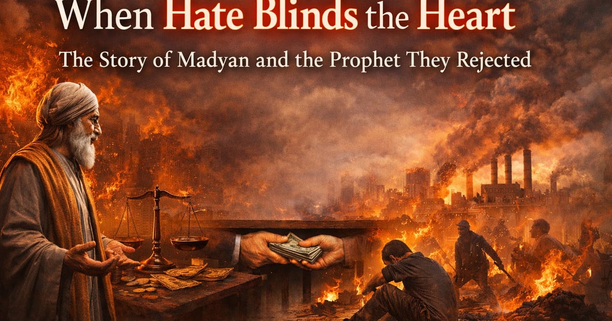 When Hate Blinds the Heart: The Story of Madyan and the Prophet They Rejected