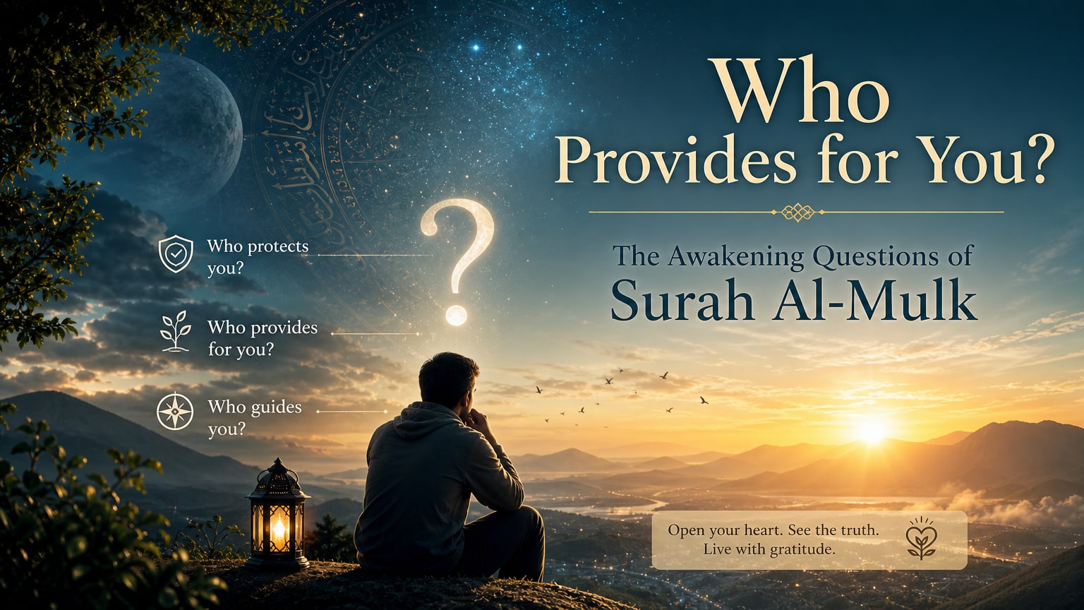 Who Provides for You? The Awakening Questions of Surah Al-Mulk