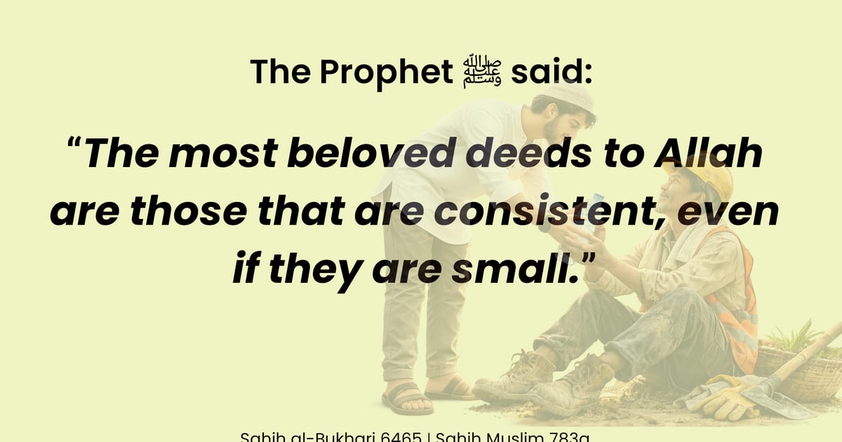 Strengthening Sincerity & Consistency