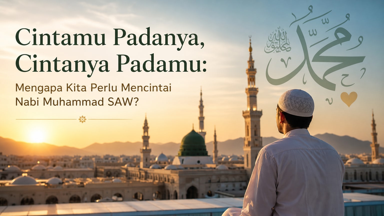 Cintamu Padanya, Cintanya Padamu: Mengapa Kita Perlu Mencintai Nabi Muhammad SAW?