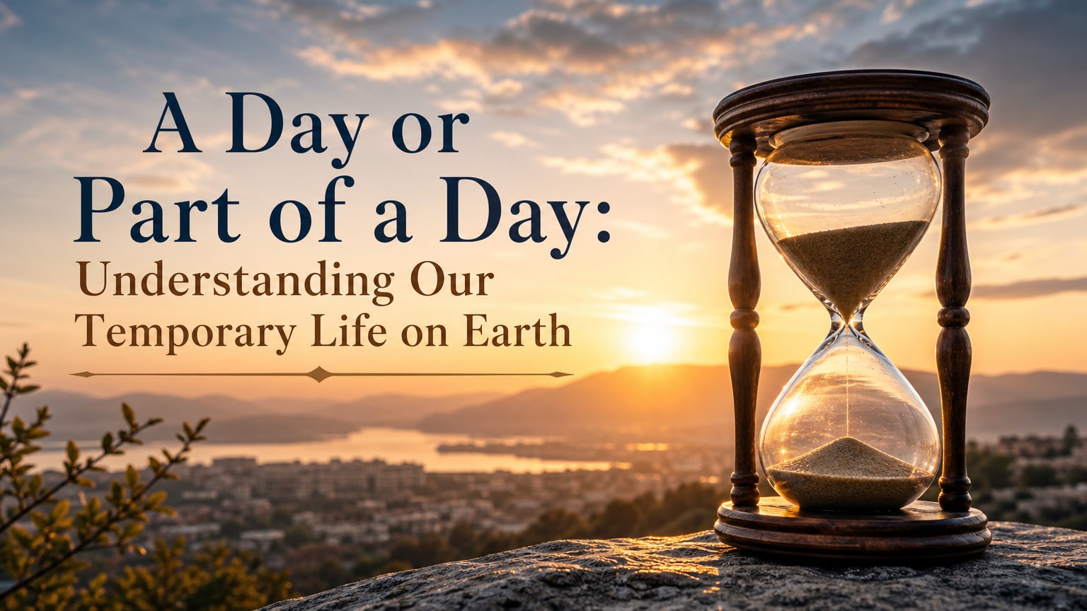 A Day or Part of a Day: Understanding Our Temporary Life on Earth