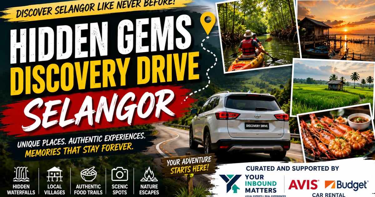 What if the next best-selling tourism product in Selangor isn’t another city tour?