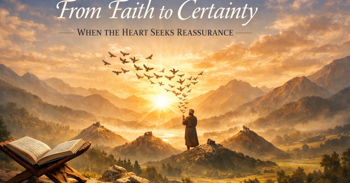 From Faith to Certainty: When the Heart Seeks Reassurance | (Surah Al-Baqarah 2:260)