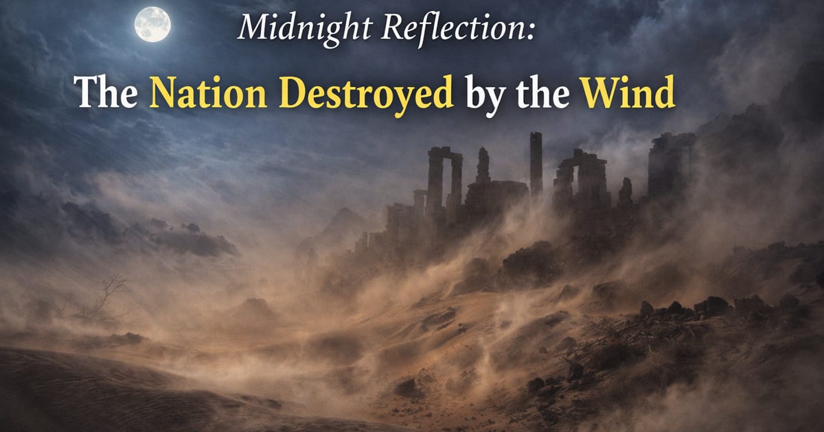 Midnight Reflection: When Nations Forgot Their Lord