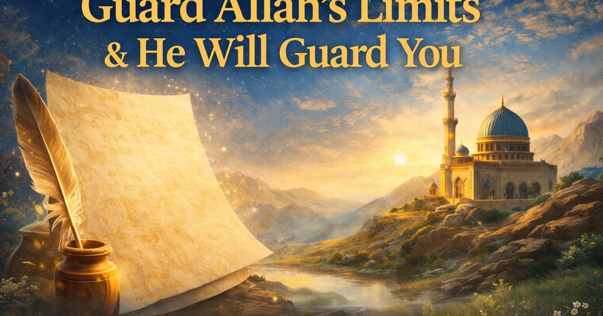 🌿 Guard Allah’s Limits — And He Will Guard You