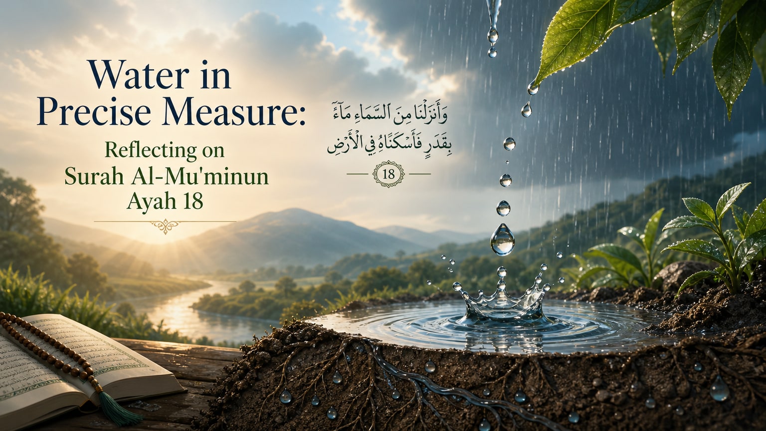 Water in Precise Measure: Reflecting on Surah Al-Mu'minun Ayah 18