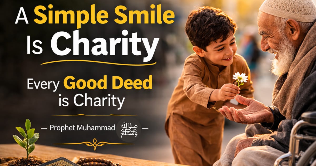 A Simple Smile Is Charity