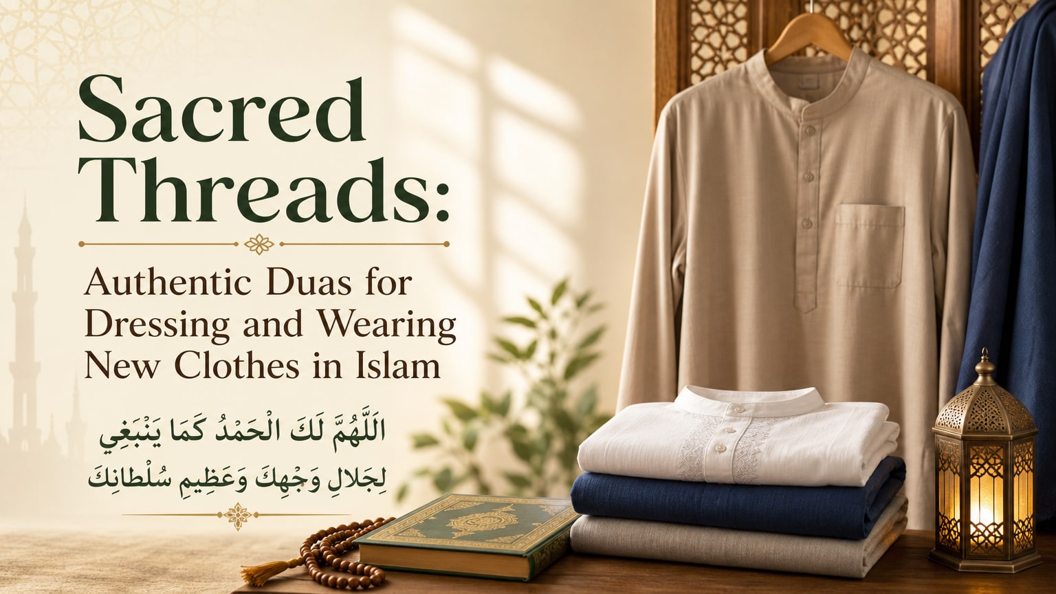 Sacred Threads: Authentic Duas for Dressing and Wearing New Clothes in Islam