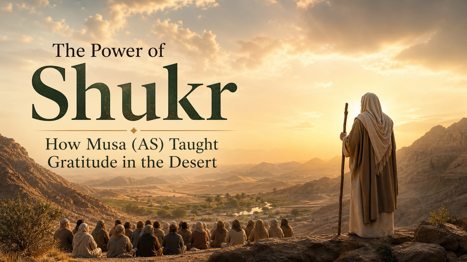 The Power of Shukr: How Musa (AS) Taught Gratitude in the Desert