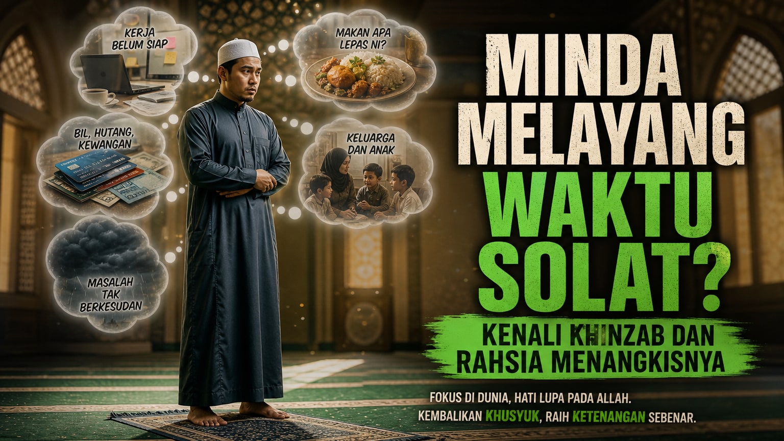 Minda Melayang Waktu Solat? Kenali Khinzab dan Rahsia Menangkisnya