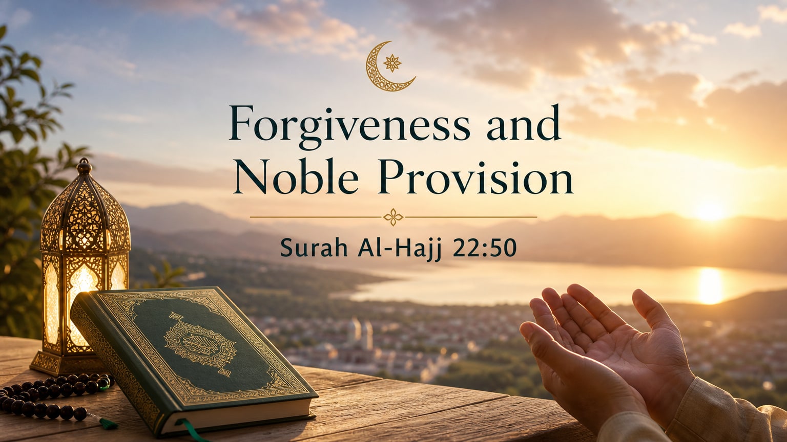 Forgiveness and Noble Provision: Understanding Surah Al-Hajj 22:50