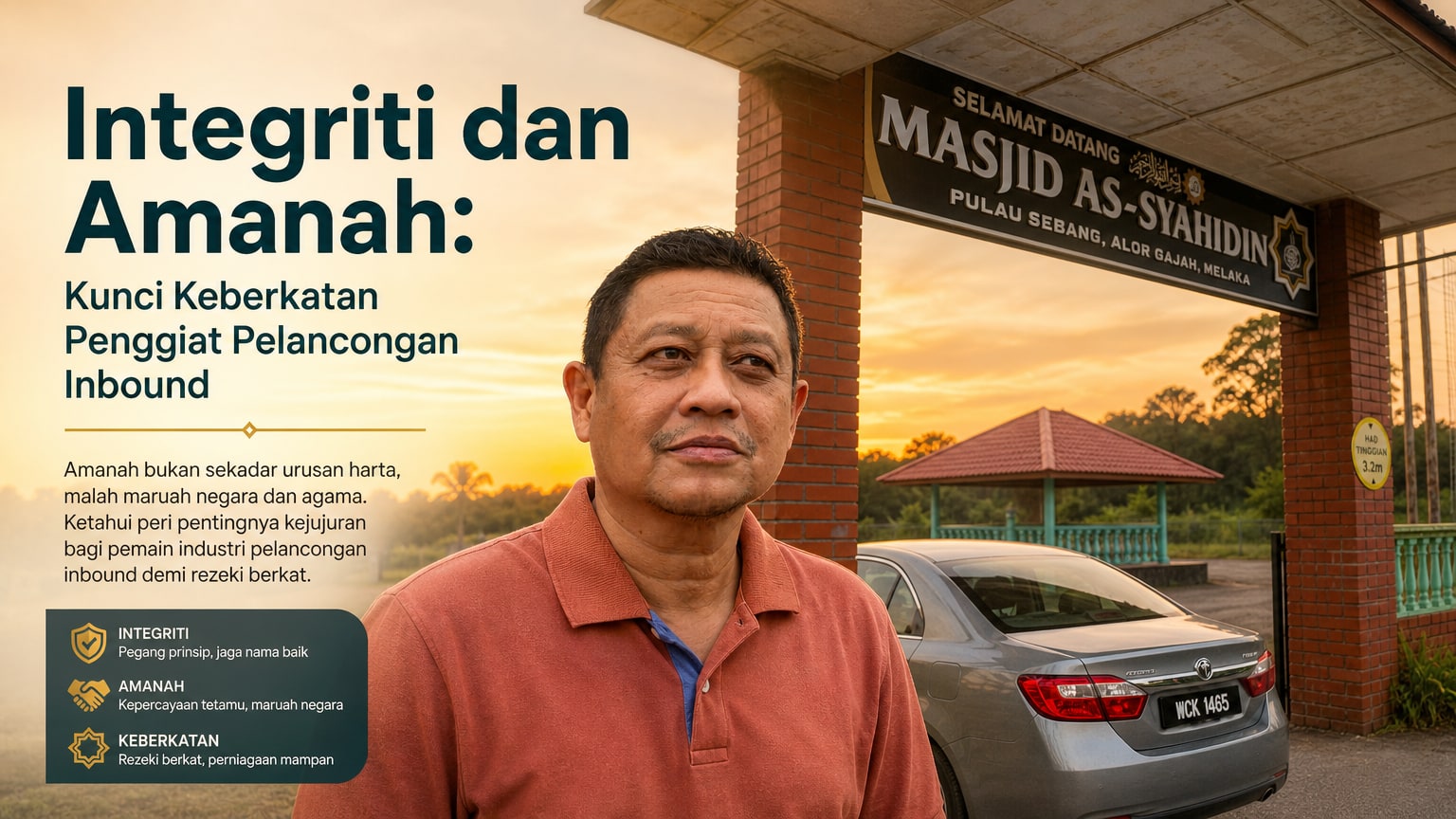 Integriti dan Amanah: Kunci Keberkatan Penggiat Pelancongan Inbound