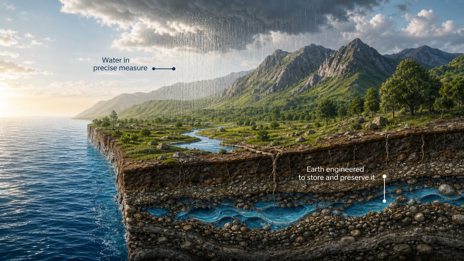 Classical commentators such as Ibn Kathir and Al-Tabari note that the ayah highlights two fundamental gifts: the initial provision of water in life-su
