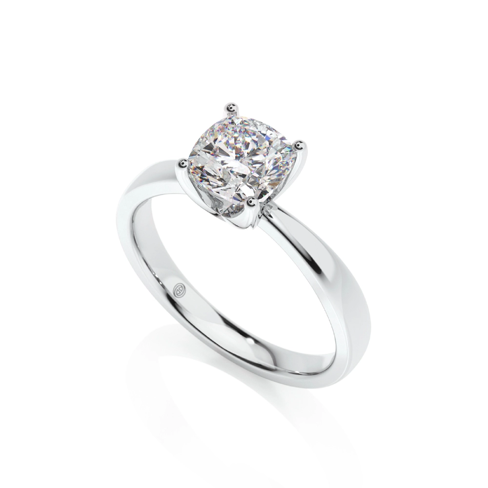 Prema Ananta Engagement Ring, Cushion Image