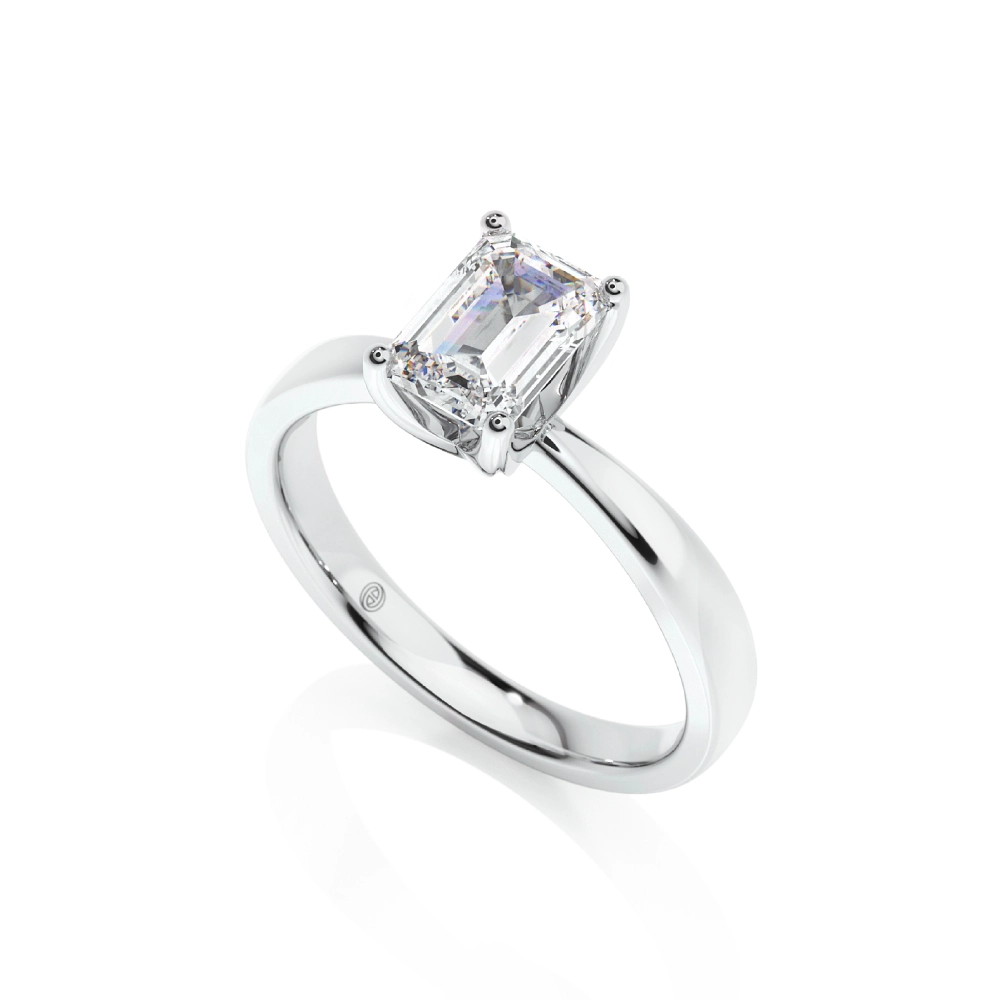 Prema Ananta Engagement Ring, Emerald Image
