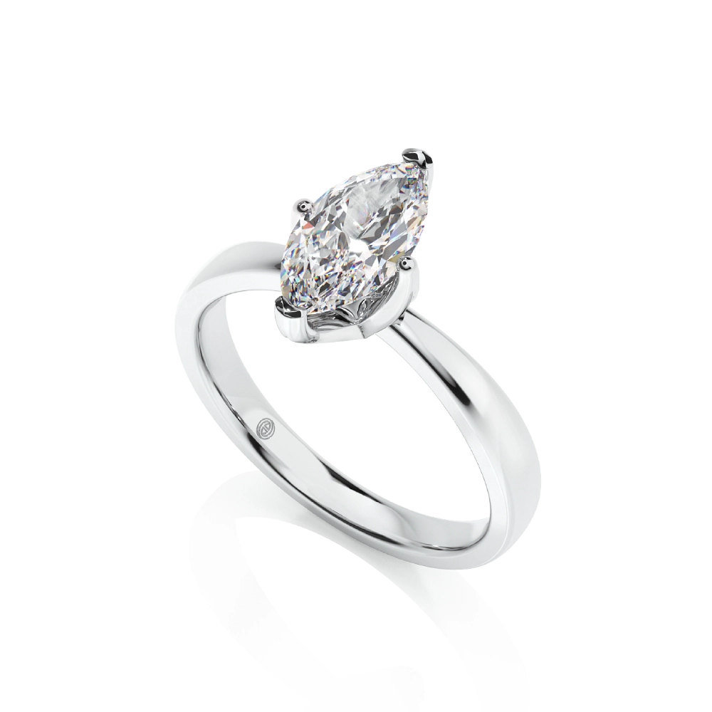 Prema Ananta Engagement Ring, Marquise Image