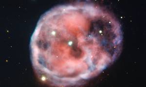 ESO's VLT Captured Bloodshot Colours of Freakish Skull Nebula