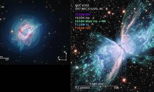 Violent Death of Star Captured by Hubble