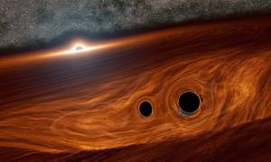 Astronomers Captured Light from a Black Hole Coalescence