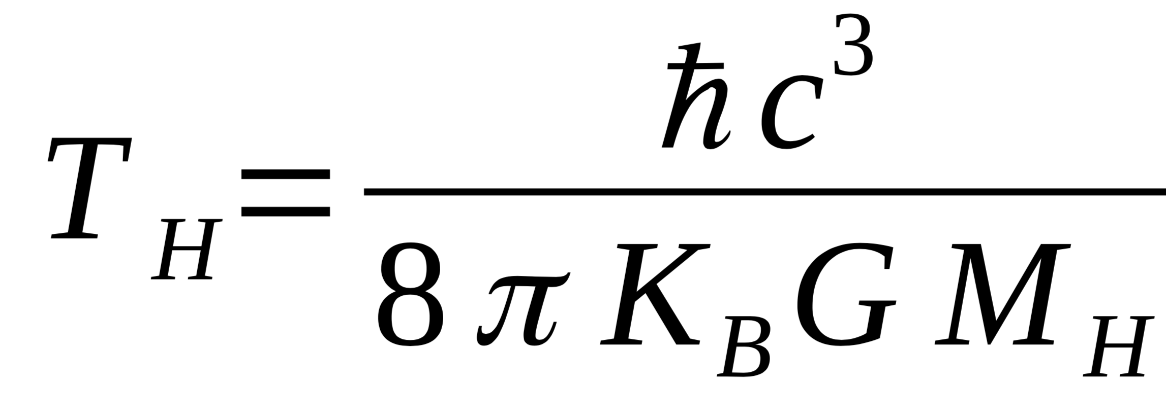 Hawking radiation mathematical form