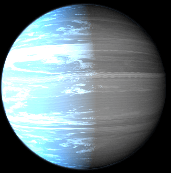 Artistic image for WASP-76b planet