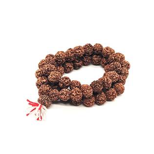 Bhairava Natural Rudraksha seed Prayer Mala 54 Bead