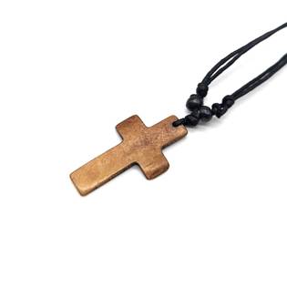 Christian Cross Ethically Resourced Bone Necklace