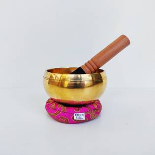 Golden 3.5 inches Singing Bowl