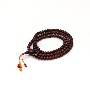 Red Blood Sandalwood Prayer Mala Bead 108