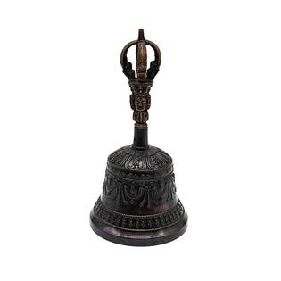 Tibetan Handmade Vajra Bell 6.5 inches