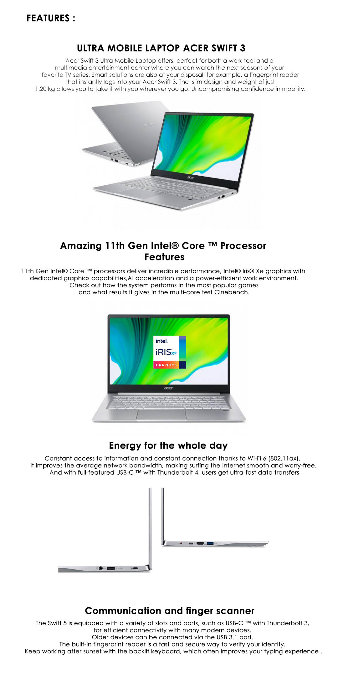 Acer Swift 3 14 