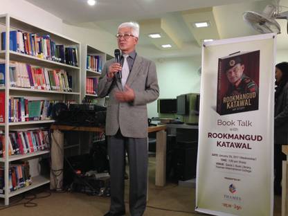 Book Talk with Rookmangud Katawal - Thames In't College