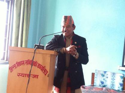 Interaction with Rookmangud Katawal - Syangja