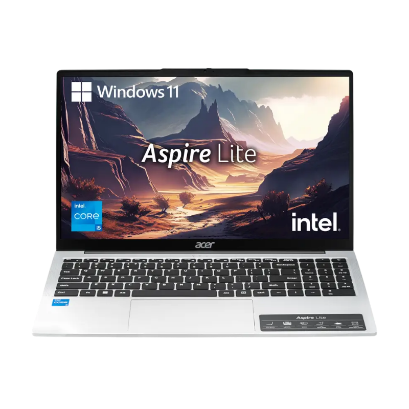 Acer Aspire Lite 12th Gen Intel Core i5-1235U | Thin and Light Laptop (Windows 11 Home/16GB DDR4 RAM/512GB NVME SSD/Intel Iris Xe Graphics) AL15-52, 39.62cm (15.6") Full HD Display
