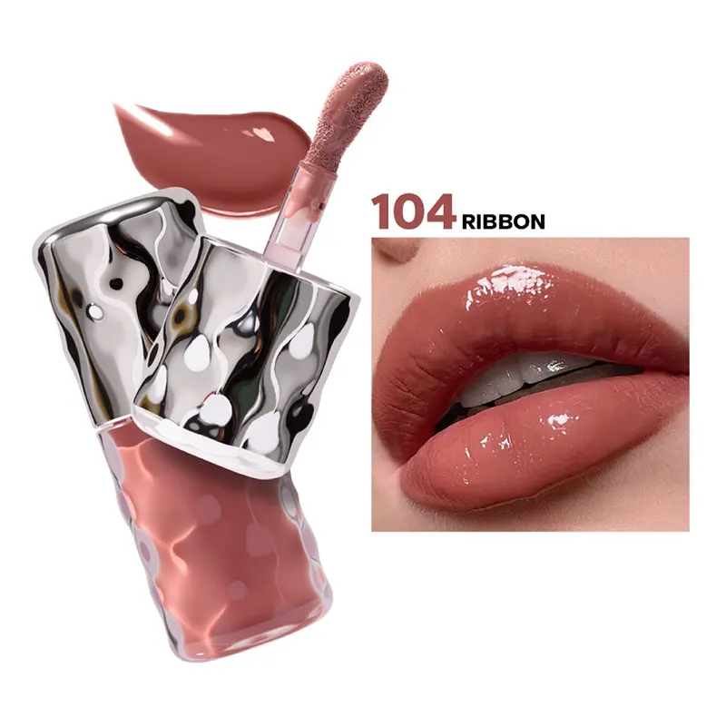 Beauty Glazed Volume Plumping Lip Gloss - 104 Ribb