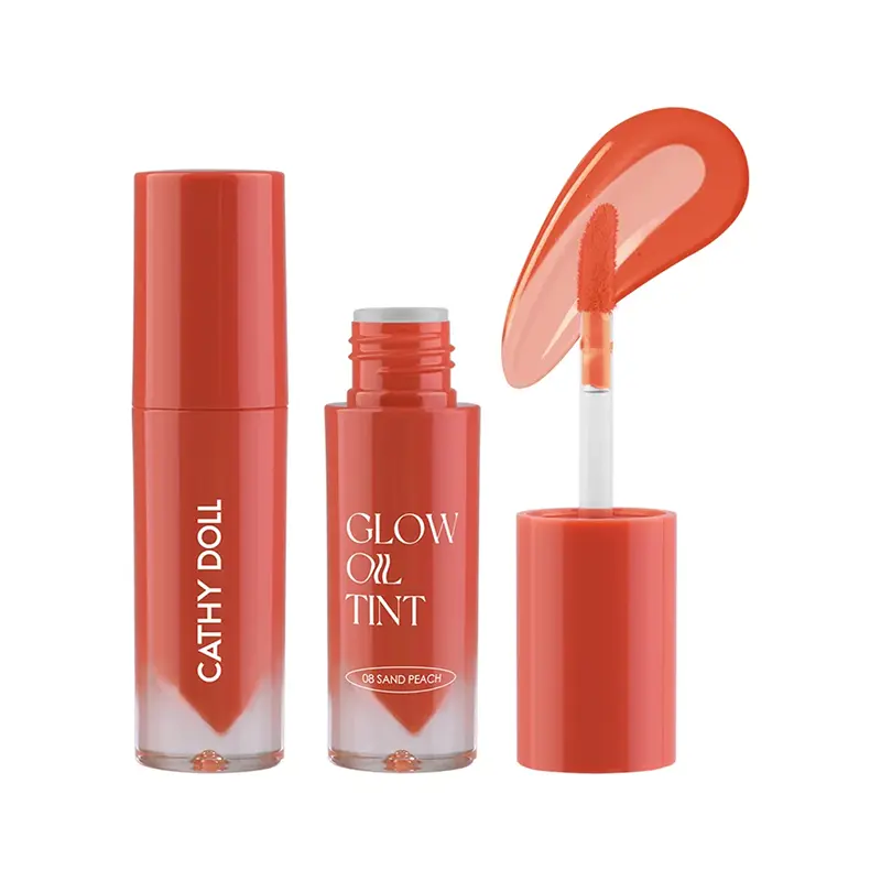 Cathy Doll Glow Oil Tint - 08 Sand Peach, 2.4 GM
