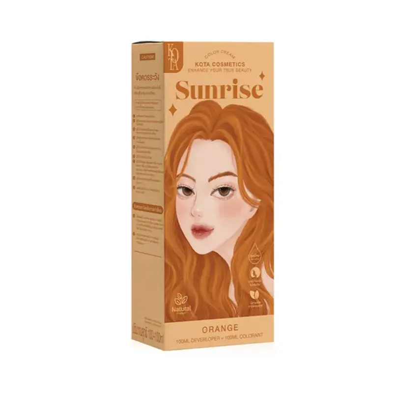 Kota Cosmetics Sunrise Hair Color Cream Orange