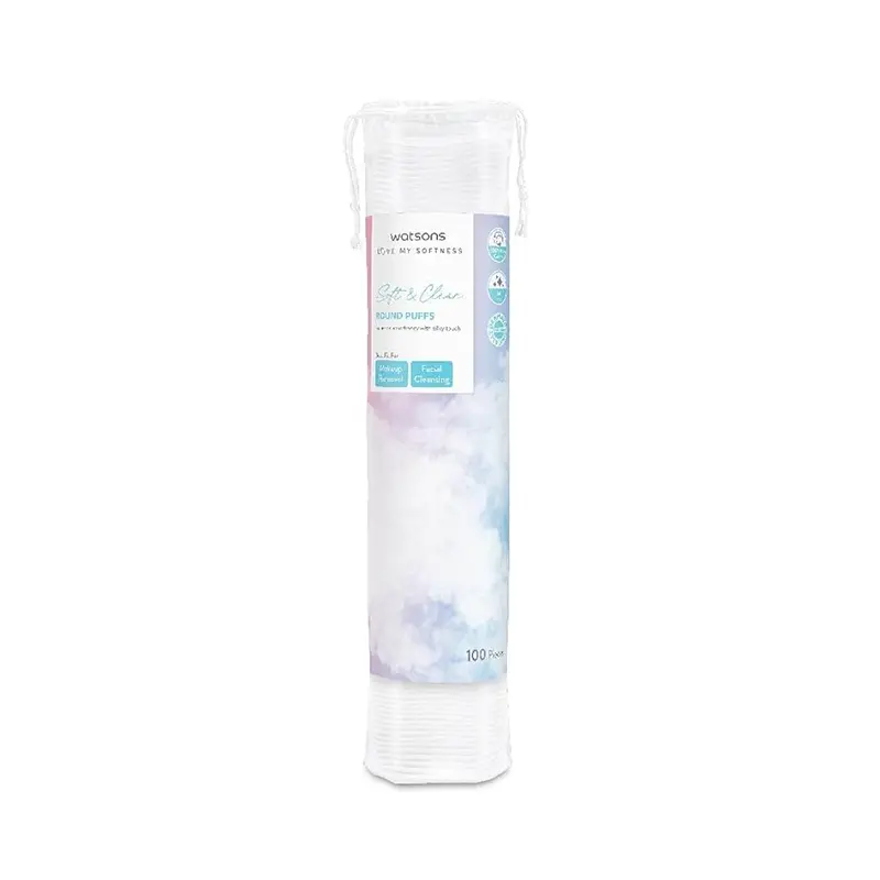 Watsons Love My Softness Soft & Clean Round Puffs