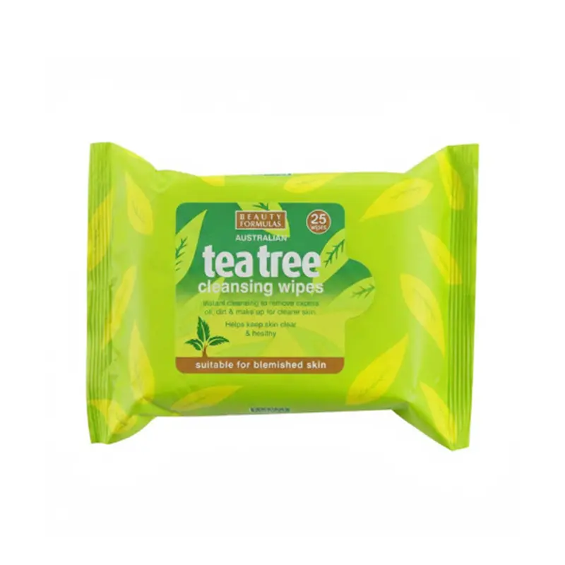 Beauty Formulas Australian Tea Tree Cleansing Wipe