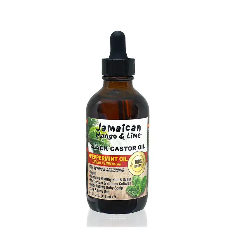 Jamaican Mango & Lime Peppermint Oil Black Castor